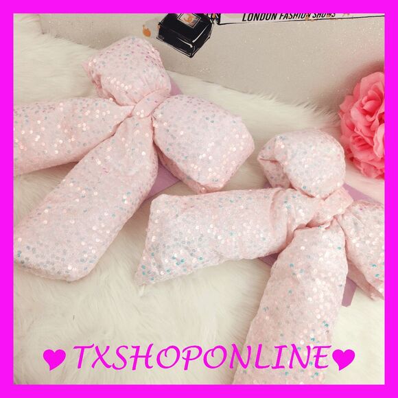 🎄🎀2 Pink sparkling big bow christmas decoration🎀🎄 - Picture 7 of 7